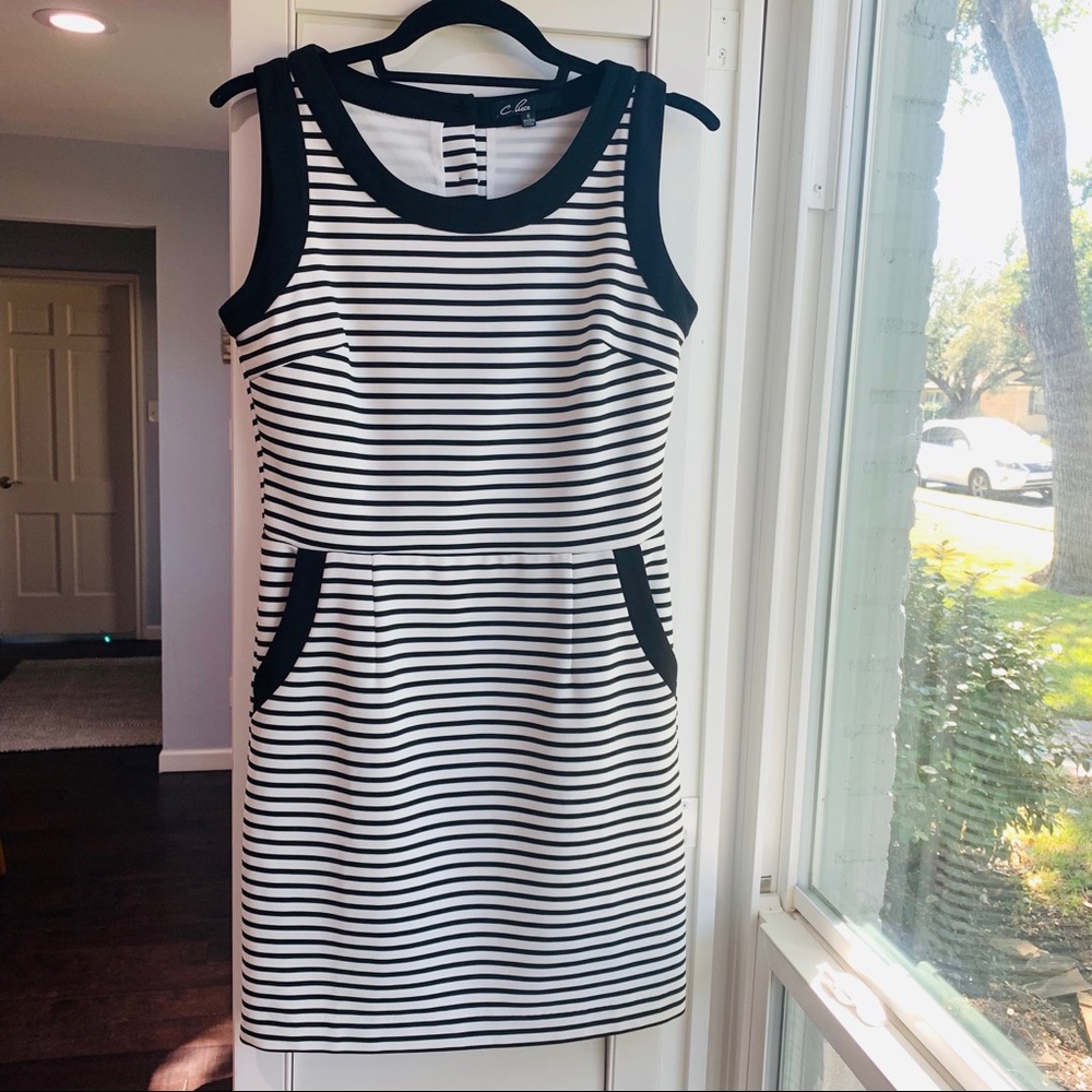 C LUCE | HOT 🔥 Mini Striped Dress w/ Detailing